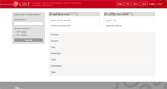 Desktop Screenshot of groups.oist.jp